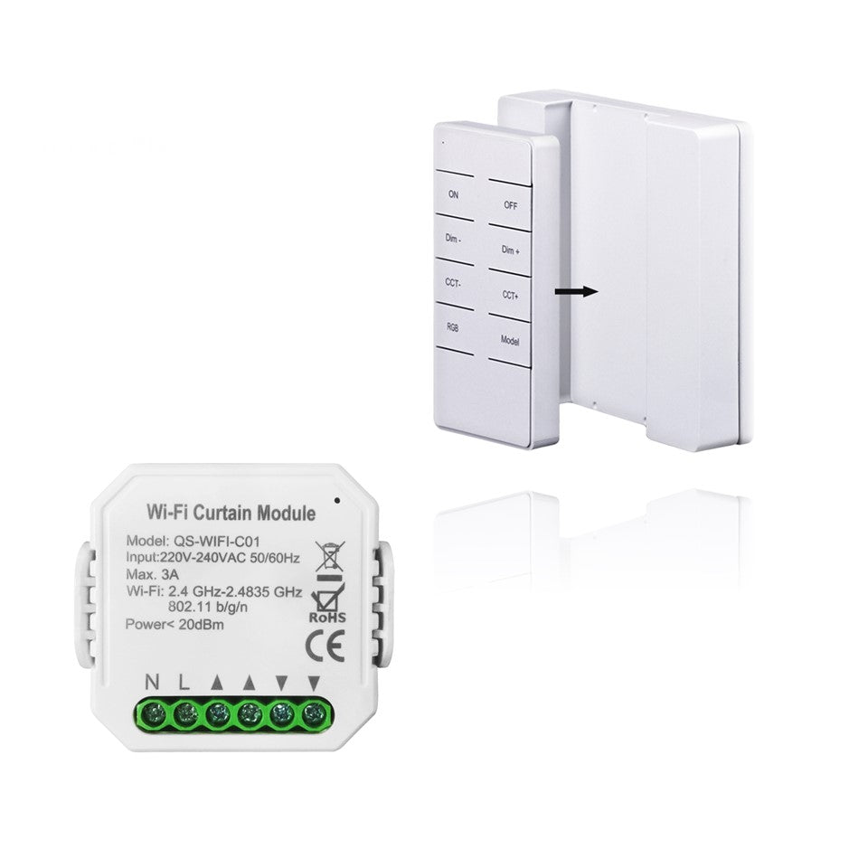 Smarty SM-WIFI-C01-Set 1 channel WiFi Curtain Module, (SET)