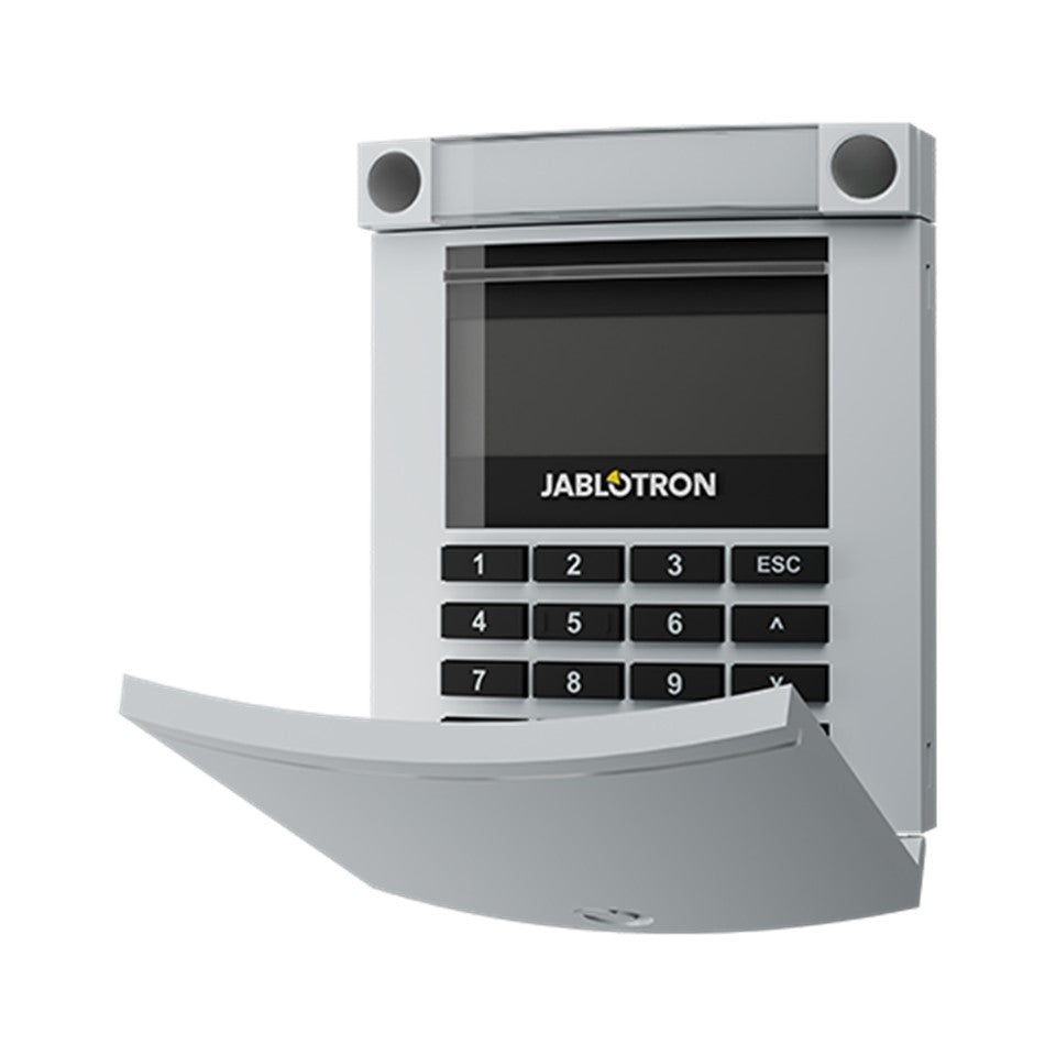 Jablotron JA-114E-GR Bus Access Module with display, keypad and RFID - grey