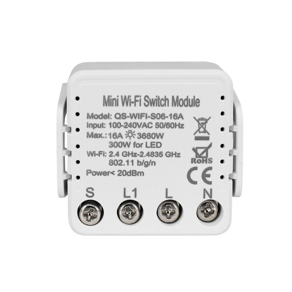 Smarty SM-WIFI-S06-16A 1 channel supper mini WiFi Switch Module